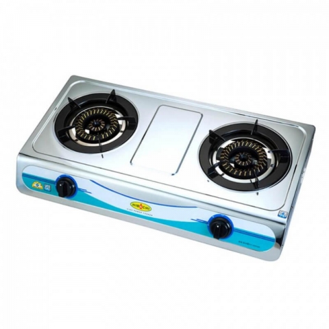 【Discontinued】Hibachi HY-2000S9-TG 72cm Free-standing Stainless Steel 2-burner Gas Hob (Towngas)