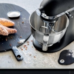 【已停產】KitchenAid 5KSM175PSBBK 4.8公升 Artisan 抬頭式廚師機 (雙碗 & 雙攪拌槳) (鑄鐵黑)
