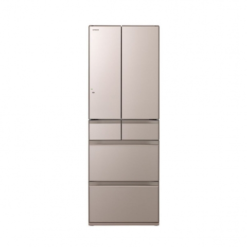 【Discontinued】Hitachi R-HW530JH-XN 401L 6-Door Refrigerator (Crystal Champagne)