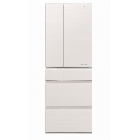 【Discontinued】Panasonic NR-F603HX-W3 488L ECONAVI 6-door Refrigerator (Mature White)