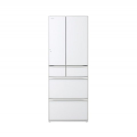 【Discontinued】Hitachi R-HW610JH-XW 463L 6-Door Refrigerator (Crystal White)