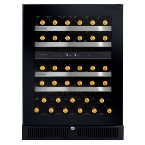 Vinvautz VZ43SDUG 43 bottles Built-in Dual Temperature Wine Cooler