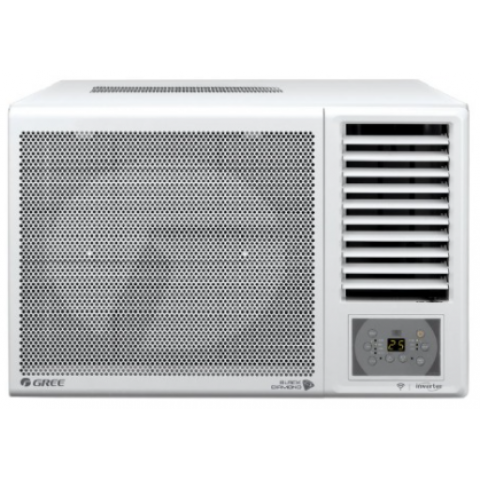 Gree GWF07CV 3/4HP R410A Cooling Inverter G-PANEL Window Type Air Conditioner with remote control