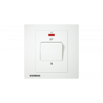 Siemens 西門子 5TA13623PC01 32A 單位雙極開關掣 帶霓虹燈指示器(白)