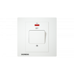 Siemens 西門子 5TA13633PC01 45A 單位雙極開關 (帶霓虹燈指示器) (白色)