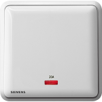 Siemens 西門子 5TA01613PC01 20A 單位雙極開關掣 帶霓虹燈指示器(白) 