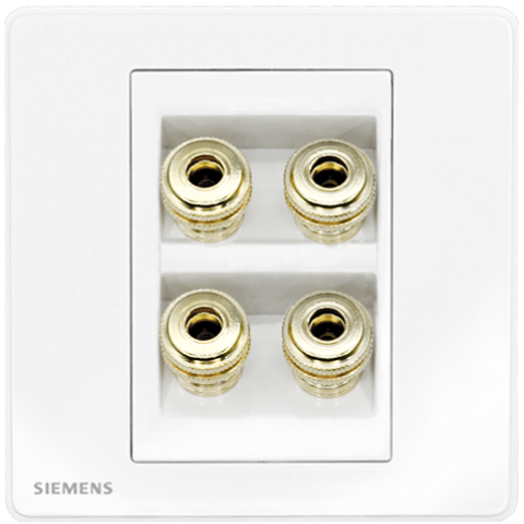 Siemens 西門子 5UH81823PC01 四接線音響插座 (白)