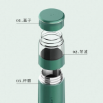 【已停產】Life Element 生活元素 I139-H01-GN 500毫升 便攜式電熱水杯 (綠色)