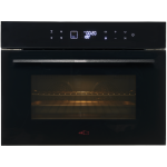 Baumatic BCS496BGL 45cm 56L Built-in Steam Oven With Twin Cooking Fans