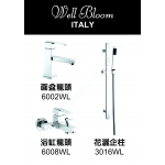Well Bloom Italy 600WL Stainless Steel Brushed Faucet Set