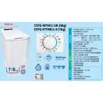 🆕2024最新型號🆕 Candy 金鼎 CSTG48TM/1-UK 8.0公斤 1400轉 上置式洗衣機 (BPM無刷式變頻摩打)