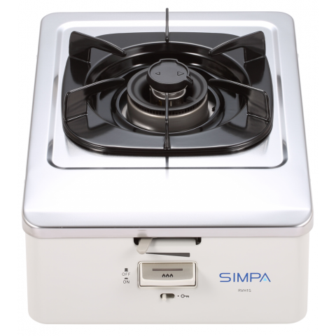 Simpa 簡栢 RVH1S(SSW) 28厘米 座檯式單頭煤氣煮食爐 (白色)