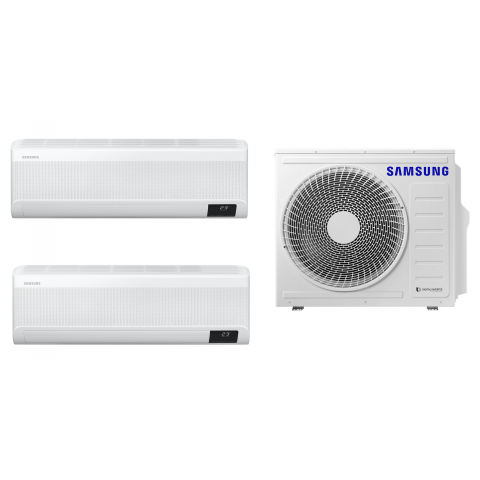 Samsung 三星 1拖2機 1.0匹+1.5匹 變頻冷暖 多聯式掛牆分體式冷氣機 (AJ068TXJ3KH/EA+AJ025+AJ035)