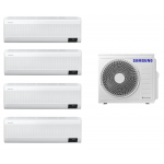 Samsung 三星 一拖四 3/4匹+1.0匹+1.5匹+1.5匹 多聯變頻 Wind-Freeᵀᴹ Premium 「無風」掛牆式室內機 (AJ080TXJ4KH/EA+AJ020+AJ025+AJ035+AJ035)