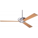 Modern Fan Co Altus 52" Ceiling Fan (Brushed Aluminium+Maple Blade)