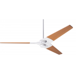 Modern Fan Co Torsion 62" Ceiling Fan (White+Maple Blade)