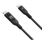 Momax DL52D Elitelink USB-C to Lightning PD 30W LED尼龍編織快充線 (1.2米) (黑色)