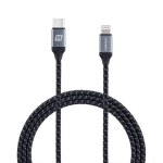 Momax DL39E ZERO TYPE C to Lightning 1.2m Braided Quick Charge Short Cable (Black)