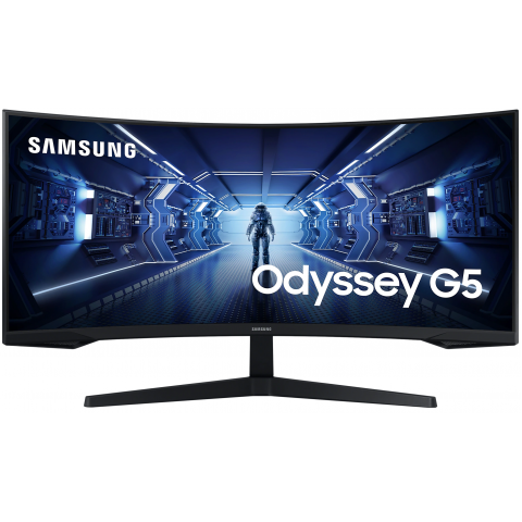【已停產】Samsung 三星 34吋 165Hz Odyssey G5 曲面電競顯示器 (LC34G55TWWCXXK)