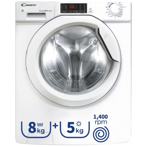 【已停產】🆕2024最新型號🆕 Candy 金鼎 CBUWD8514D-S 8.0/5.0公斤 1400轉 洗衣乾衣機 (飛頂型號)