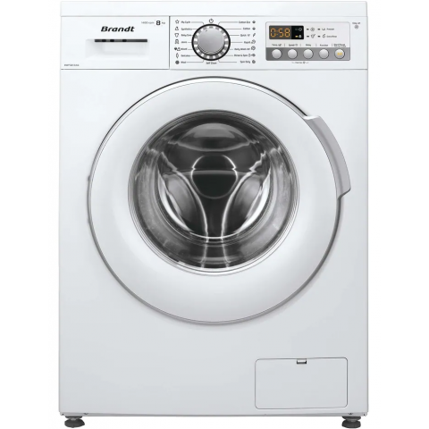 Brandt 白朗 BWFS814AG 8.0公斤 1400轉 變頻超薄 前置式洗衣機