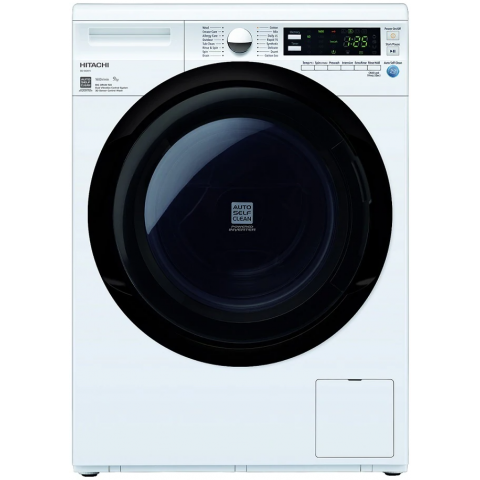 Hitachi 日立 BD-90XFV 9.0公斤 1600轉 變頻 前置式洗衣機 (白色) (可飛頂)