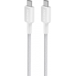 Anker 322 USB-C - USB-C 尼龍編織充電線 (0.9米) (白色)