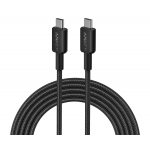 Anker 322 USB-C - USB-C 尼龍編織充電線 (3米) (黑色)