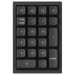 Keychron X0033OPJ75 Q0-C1 QMK 自定義數字鍵盤 (碳黑Fully Assembled RGB可換軸/紅軸)