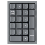 Keychron X0033ORQNP Q0-D2 QMK 自定義數字鍵盤 (太空灰Fully Assembled RGB可換軸/青軸)