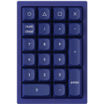 Keychron X0033OSS3H Q0-J3 QMK 自定義數字鍵盤 (海軍藍Fully Assembled RGB可換軸/茶軸)