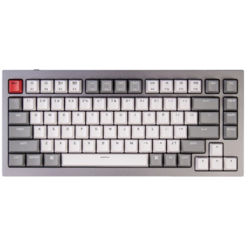 Keychron X002YDQ2TZ Q1D3 MK 自定義機械鍵盤 (太空灰Fully Assembled RGB可換軸/茶軸)