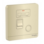Schneider Electric AvatarOn 13A 1 Gang Fused Connection Unit with Double Pole Switch and LED (Wine Gold) (E8331DFSGN_WG_C5)