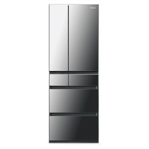 【Discontinued】Panasonic NR-F503HX-X3 402L ECONAVI 6-door Refrigerator (Mirror)