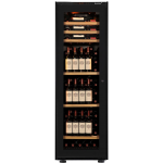 EuroCave V-INSP-L 89 bottles Built-in Single Temperature Wine Cooler (3 sliding and 3 wooden shelves) full glass door