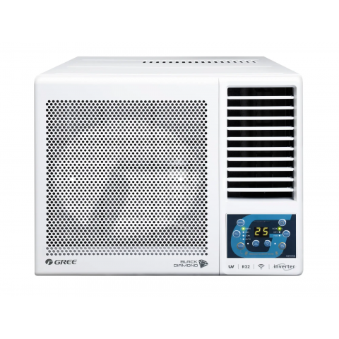 🆕2024 Newest Model🆕 Gree GWF07DB 3/4HP R32 Cooling Inverter Window Type Air Conditioner with remote control
