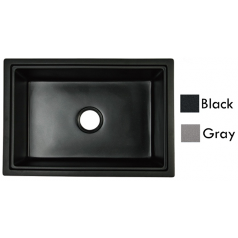 Goboss TS-1U6545-GY 65厘米 花崗石單鋅盤 (檯下款) (淺灰色)