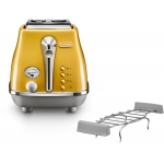 DeLonghi CTOC2103.Y Icona Capitals Series Toaster (Yellow)