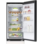 LG M342BE17 344L Objet Collection Bottom Freezer 2 Doors Refrigerator with Smart Inverter Compressor (Mist Beige)