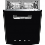 Smeg DIFABBL 60cm 13sets 50's Style Built-in Dishwashers (Black)
