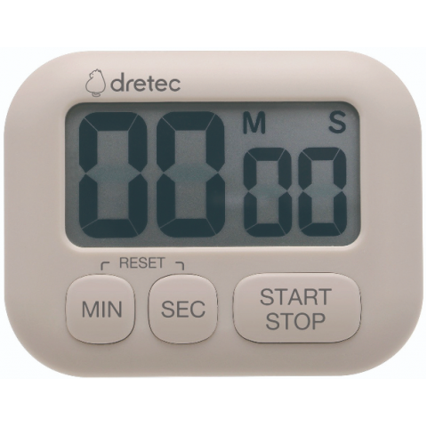 Dretec T-791-BE 全新大屏幕計時器 (啡色)