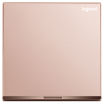 Legrand Galion K8/31D20AN-C4-HK 1 Gang 20AX DP Switch with Amber LED (Pink with Electroplated bar)