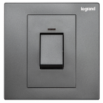 Legrand Galion K8/31D45AN-C3-HK 1 Gang 45A DP Switch with LED (Dark Silver)