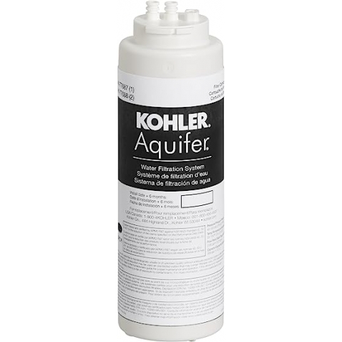 Kohler K-77687-NA Aquifer 單一替換濾芯