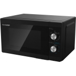 Sharp R-600G(B) 20L 800W Free-standing Microwave Oven with Grill (Black)