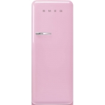 Smeg FAB28RPK5 270L 50's Style Aesthetic Free Standing Refrigerator (Pink)