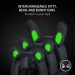 Razer 雷蛇 Kraken Kitty V2 Pro 可替換耳朵造型 有線RGB耳機 (黑色) (RZ04-04510100-R3M1)