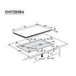 【已停產】Electrolux 伊萊克斯 EHI7280BA 70厘米 嵌入式電磁爐