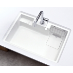 Yoshimoto HS800 80cm Japanese Kitchen Sink (白色)