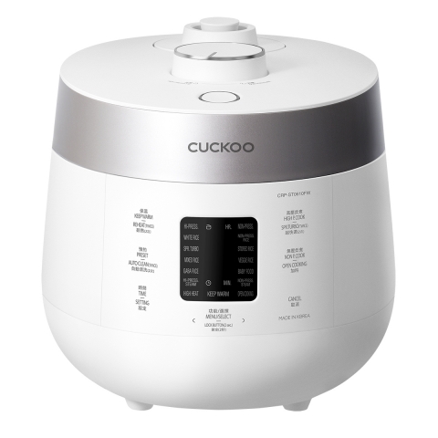Cuckoo CRP-ST0610FW 雙重壓力多功能發芽飯煲 (白色)